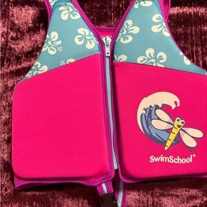 Kids Swim Vest - Pink and Blue